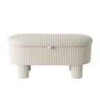 Storage Ottoman Upholstered Bench With Lift-Top Storage