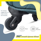 Expandable Softside Luggage 3 Piece Set with Spinner Wheels - Multiple Colors