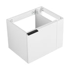 Modern Bathroom Vanity with Side Storage - Light Brown or White