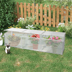 Polycarbonate Greenhouse with Durable Aluminum Frame - Silver