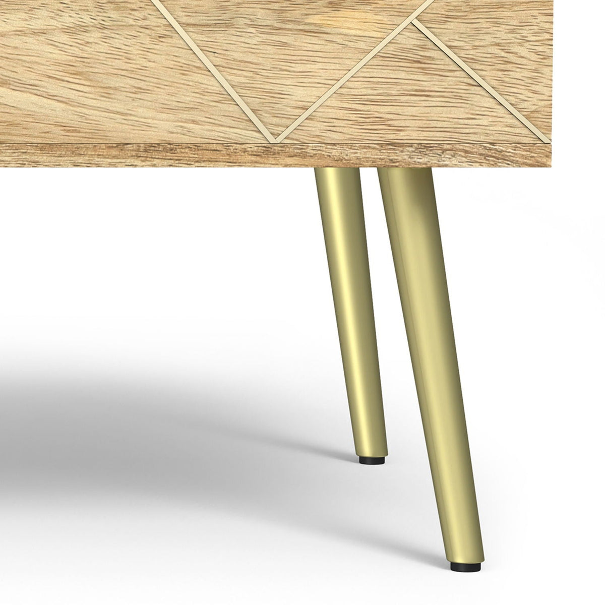 Handcrafted Lift Top Coffee Table with Storage - Light Brown