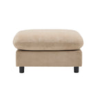 130 Inch Oversize Modular Sectional Sofa with Ottoman - Nomad or White