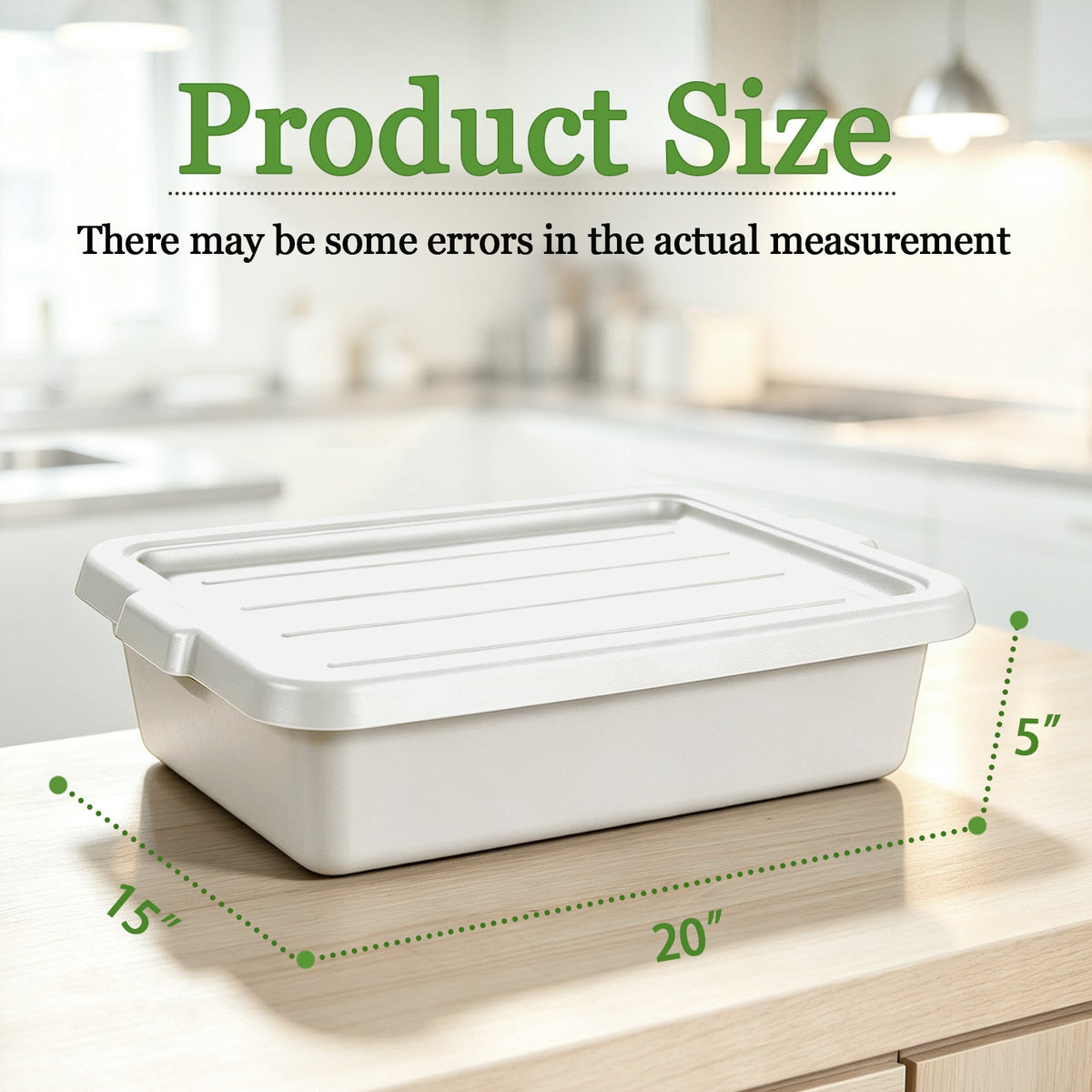 Heavy Duty Commercial Meat Tubs with Lids - 6 Pack