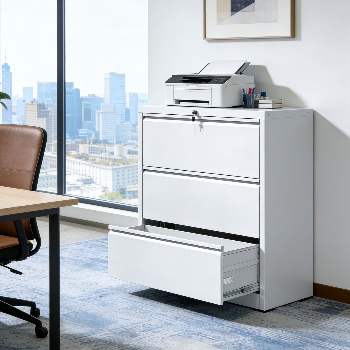Lateral File Cabinet - Locking and Heavy Duty