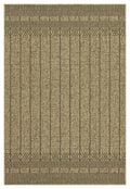 Earth GC_NTL1008 Jute/Black Indoor/Outdoor Area Rug
