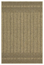 Earth GC_NTL1008 Jute/Black Indoor/Outdoor Area Rug