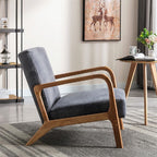 Mid-Century Modern Accent Chair with Cushioning - Multiple Colors