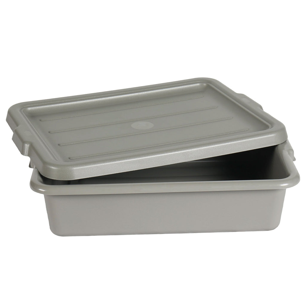 Commercial Meat Tubs with Lids 6-Pack - Food-Grade Plastic