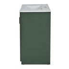 Ceramic Sink Vanity Combo with 3 Drawers and Soft Closing Doors - 30"