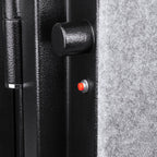 Fireproof Protection Safe Vault with Advanced Locking Mechanism - Black