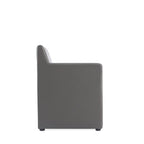 Square Armchair with Upholstered Seat - Available in Multiple Colors