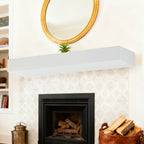 Floating Fireplace Mantel Shelf with Invisible Wall Mount - Multiple Colors