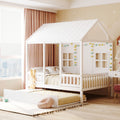 White House Bed with Trundle - Solid Pine, Full or Twin