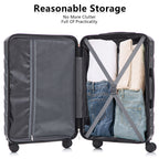 3 Pieces Set Spinner Wheel Luggage With Combination Lock