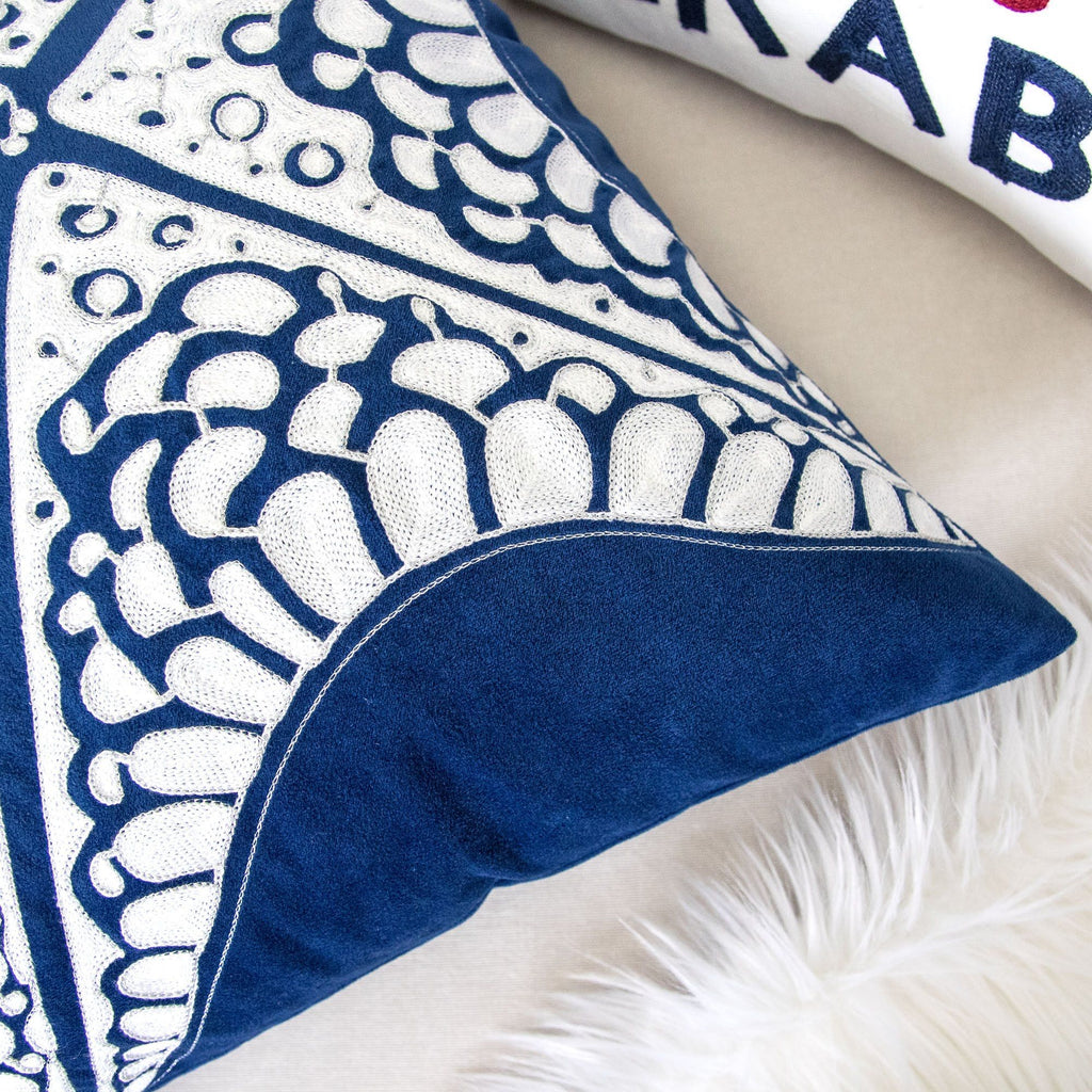 Seastar Starfish Pillow Cover with Reinforced Stitching - Indigo