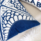 Seastar Starfish Pillow Cover with Reinforced Stitching - Indigo