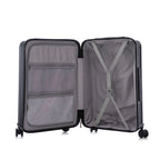 Spinner Wheel Luggage Set with USB Port and Holders - Pink, Black, Green