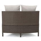 Pt Limon Modern Outdoor Single Sofa with Iron Frame – Pearl Silver or Light Brown