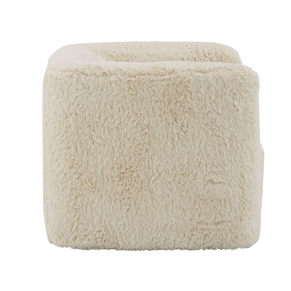 Swivel Chair with Full Foam Cushioning - Sand
