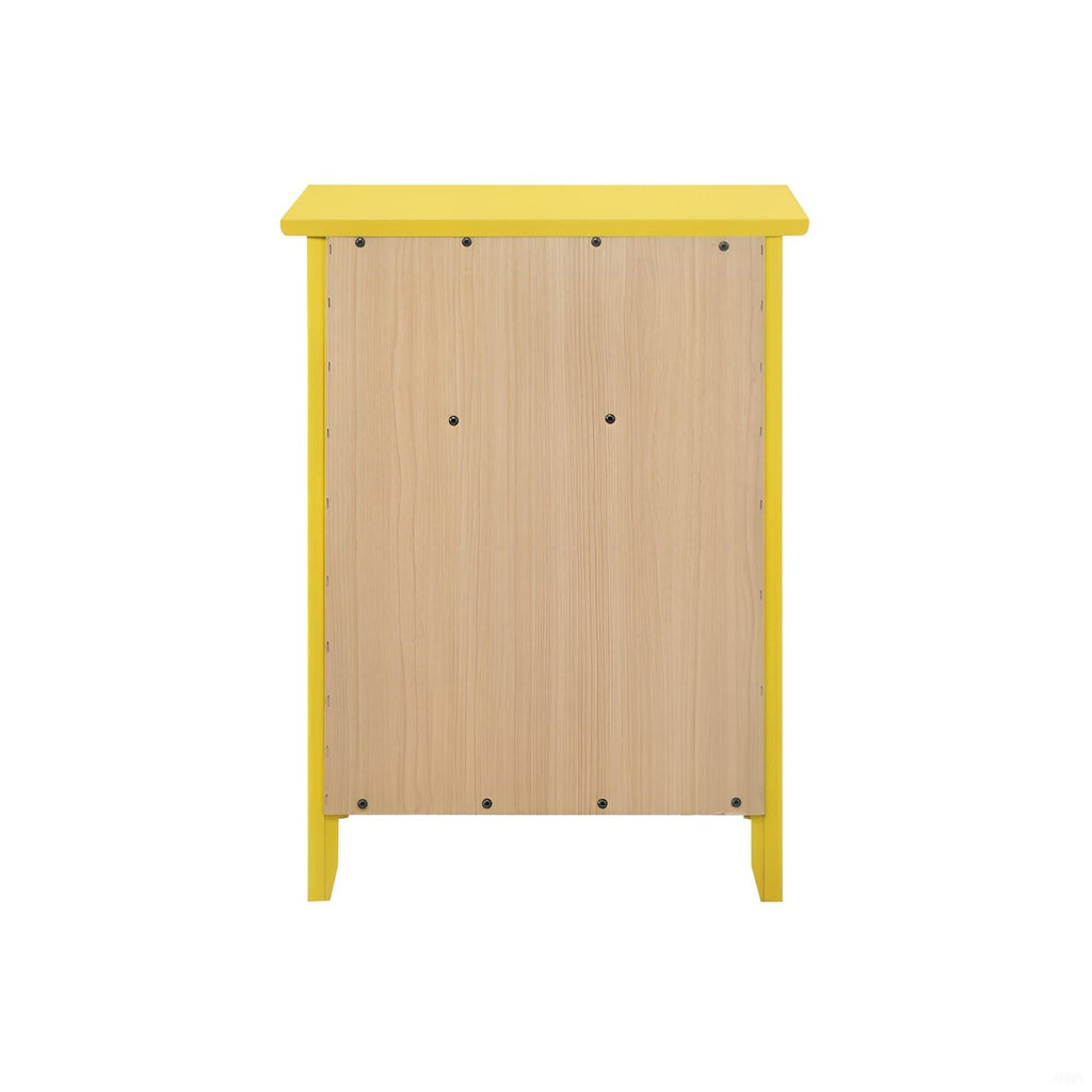 1 Drawer / 1 Door Nightstand with Durable Wood Construction - Multiple Colors