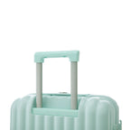 Spinner Wheel Luggage Set with USB Port and Holders - Pink, Black, Green