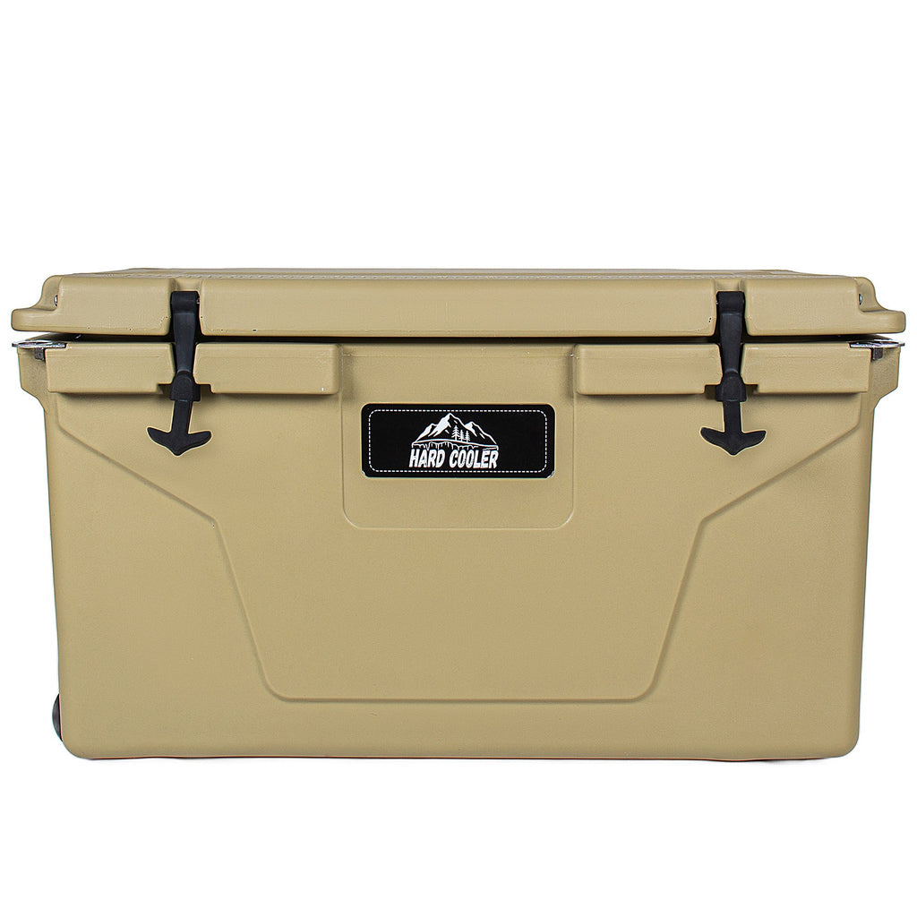 85 Quart Bear-Resistant Rotomolded Cooler with 6-Day Ice Retention - Khaki