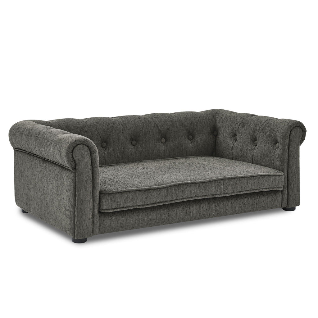Modern Elegant Rectangle Pet Bed with Elevated Design - Multiple Colors