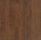 Modern Rectangular Dining Table with Solid Wood Construction - Dark Brown or White