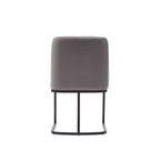 Serena Dining Chair with Geometric Metal Base - Available in Multiple Colors
