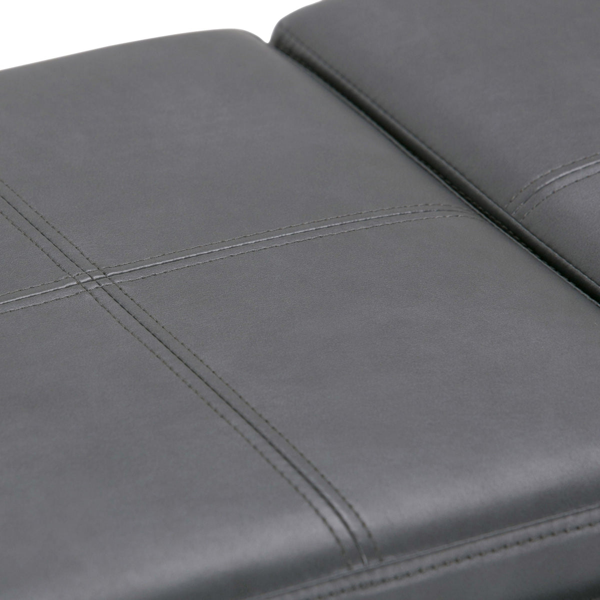 Avalon Upholstered Storage Ottoman with Flip-Over Serving Trays - Multiple Colors