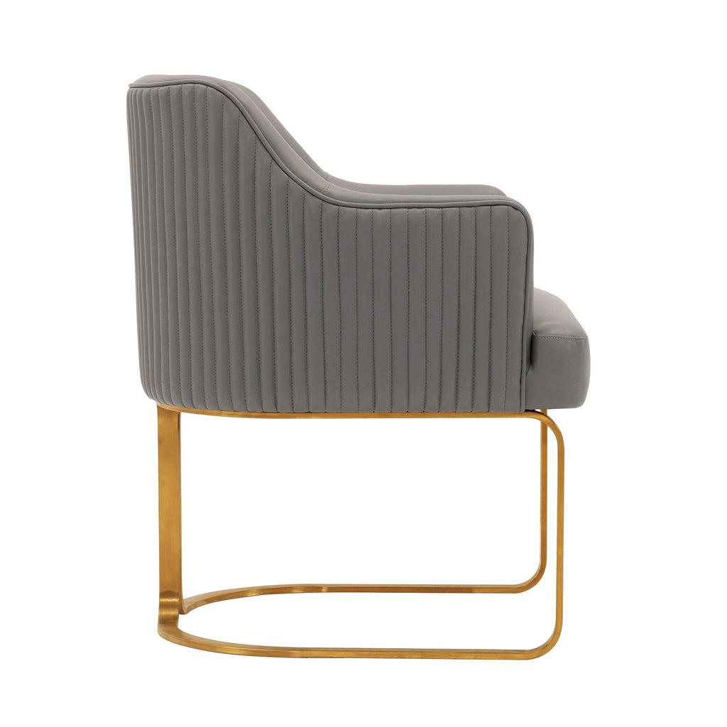 Modern Dining Chair with Solid Wood Frame - Dark Gray, Beige, or Black