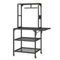 Heavy Duty 3D Printer Stand with Filament Storage Rack - Black