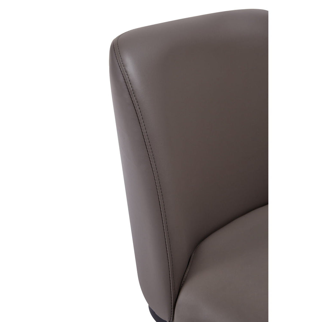 Serena Dining Chair with Geometric Metal Base - Available in Multiple Colors