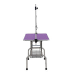 Folding Pet Grooming Table with Adjustable Arm - Multiple Colors