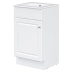 Bathroom Vanity with Sink and Adjustable Shelf - Multiple Colors