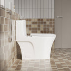 Elegant One Piece Toilet With Tornado Dual Flush