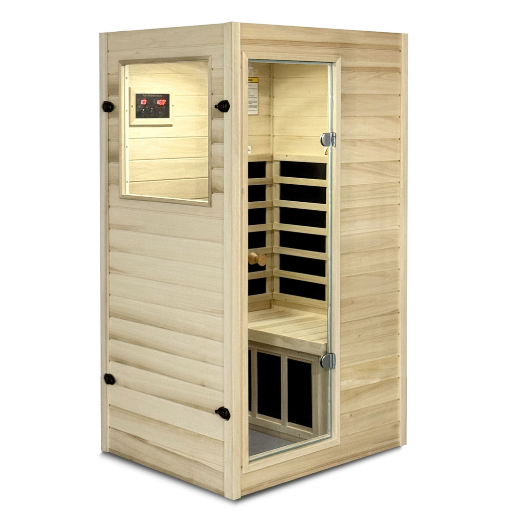 Far Infrared Sauna Room with Digital Controls - European Aspen