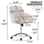 Adjustable Ergonomic Office Chair with Swivel Backrest Seat - Multiple Colors