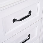 30" Bathroom Vanity with Sink and Soft-Close Drawers - White or Black