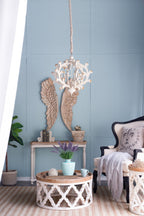 6 Light Chandelier with Adjustable Chain