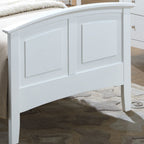 Elegant Panel Bed with Real Wood Veneers - Multiple Colors