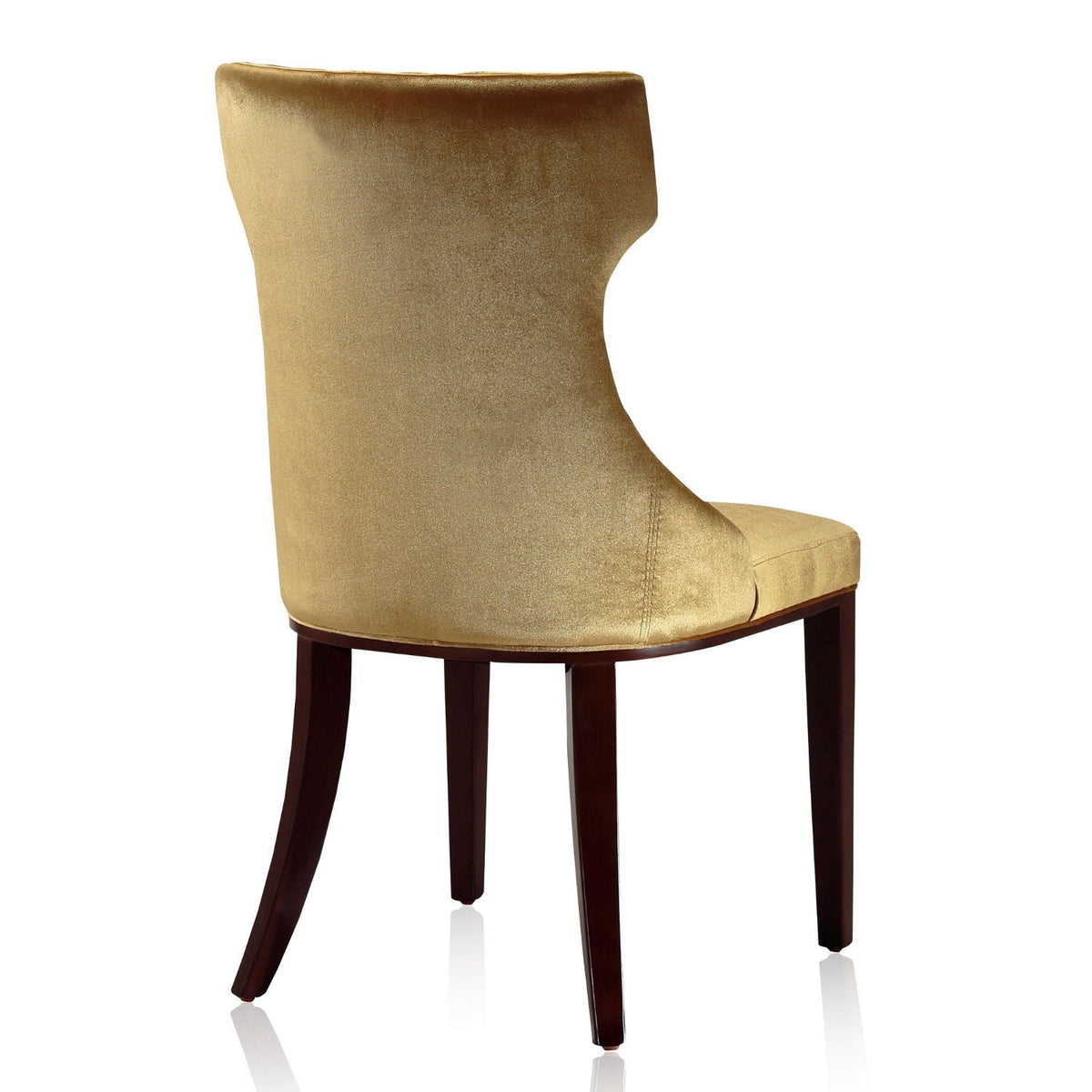 Reine Dining Chair Set of 2 with Solid Wood Frame and Classic Design - Multiple Colors
