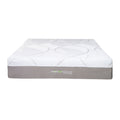 12" Profile Massage Mattress Hybrid with Pneumatic Air Cell Technology - White