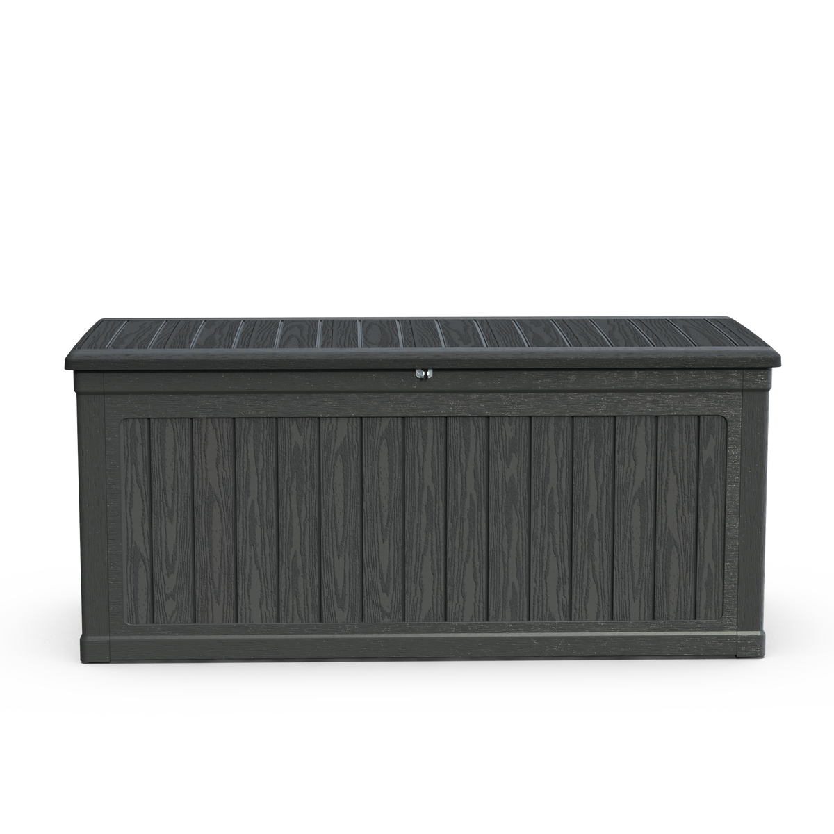 260 Gallon Large Outdoor Storage Deck Box with Lockable Lid - Black