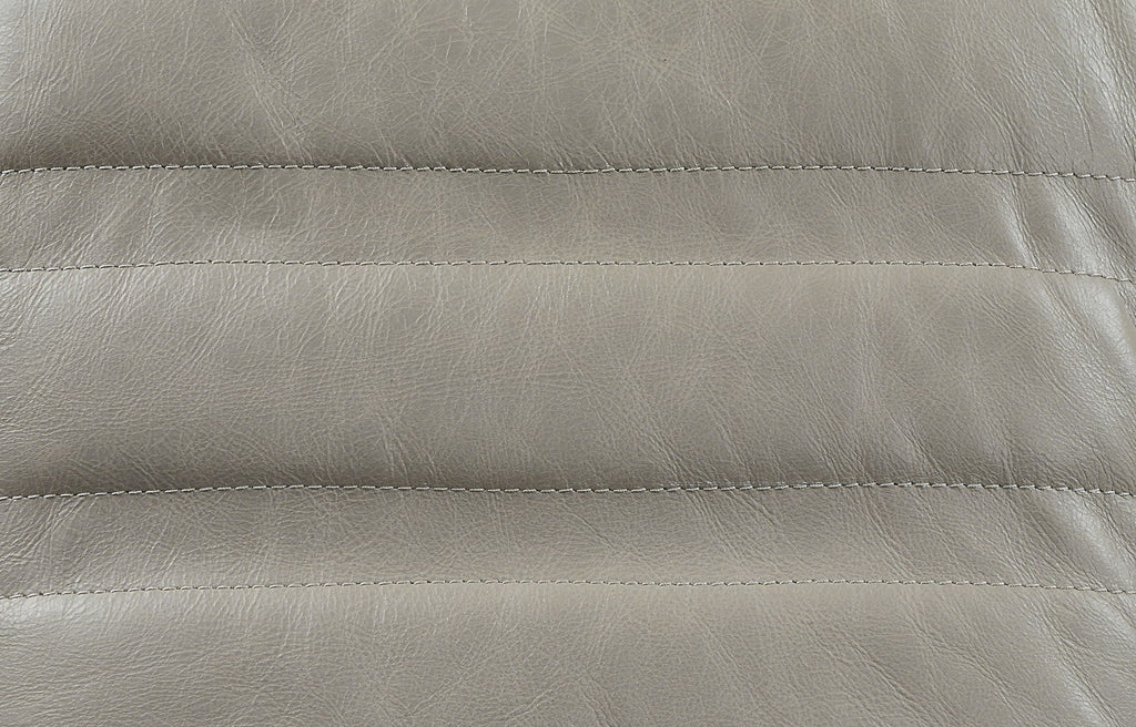 Top Grain Leather Swivel Accent Chair with Ergonomic Design - Twilight