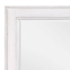 Weathered Mirror with Beveled Edge - White
