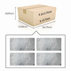 Textured 3D Decorative Tiles with Polished Marble Surface - Yellow, Gray, or White