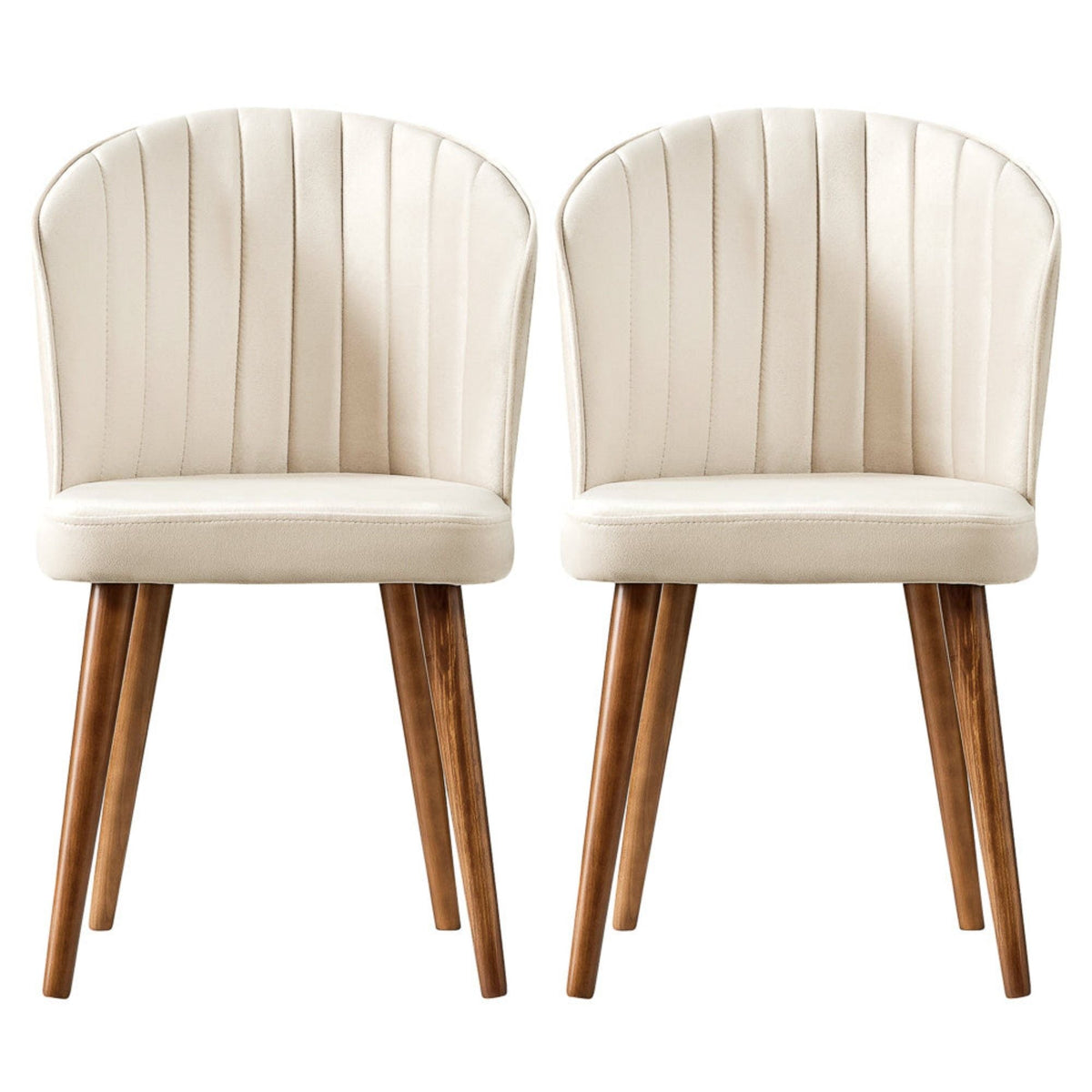 Comfortable Parsons Dining Chair Set with No Assembly Required - Beige, Blue, Yellow