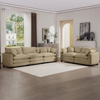 Oversized Deep-Seat Fabric Sofa & Chair Sets