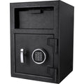 Solid Steel Keypad Depository Safe with Digital Access - Black